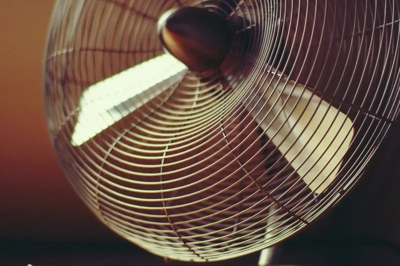 Teilaufnahme eines Ventilators